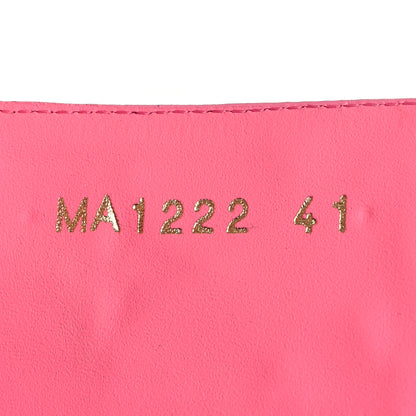 Louis Vuitton Calfskin Monogram Embossed Bom Dia Flat Mule Sandals 41 Pink 6 of 8