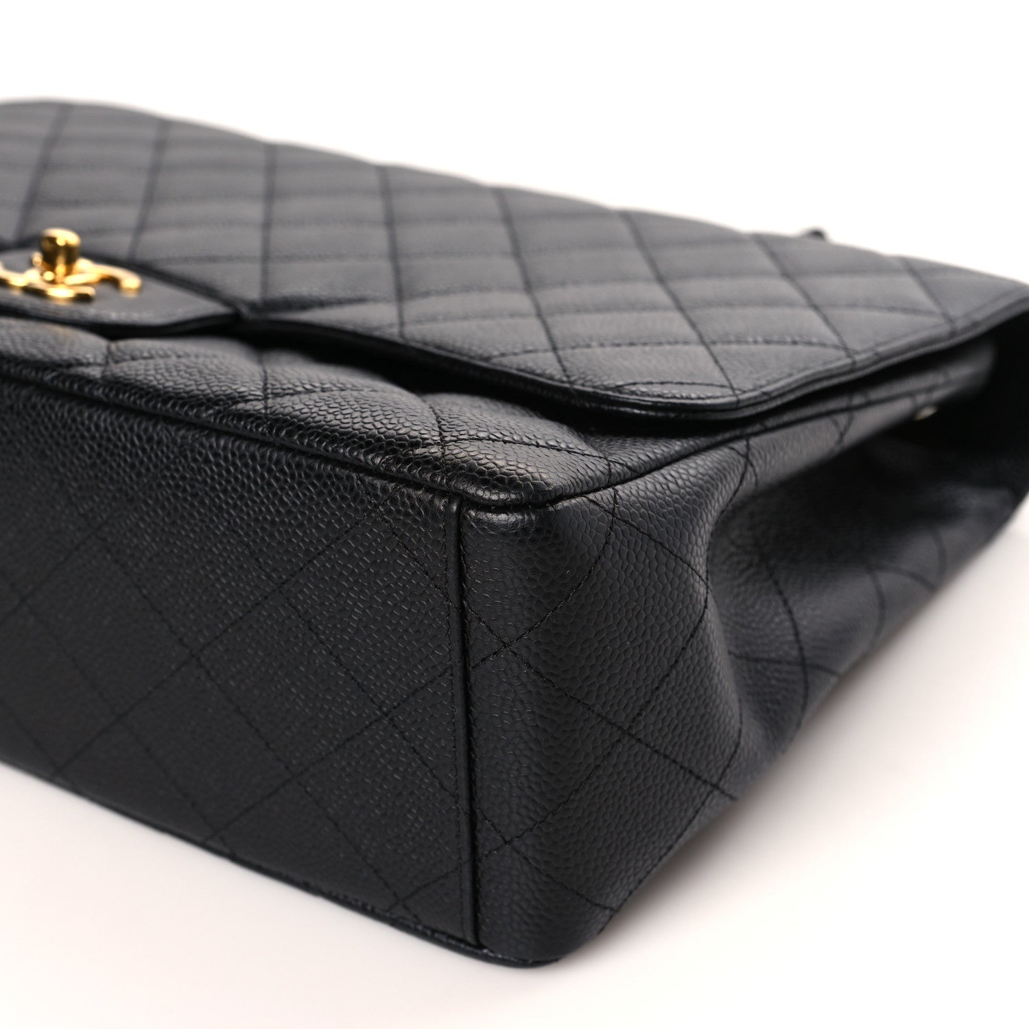 Chanel Caviar Quilted Maxi Single Flap Black 9 of 9