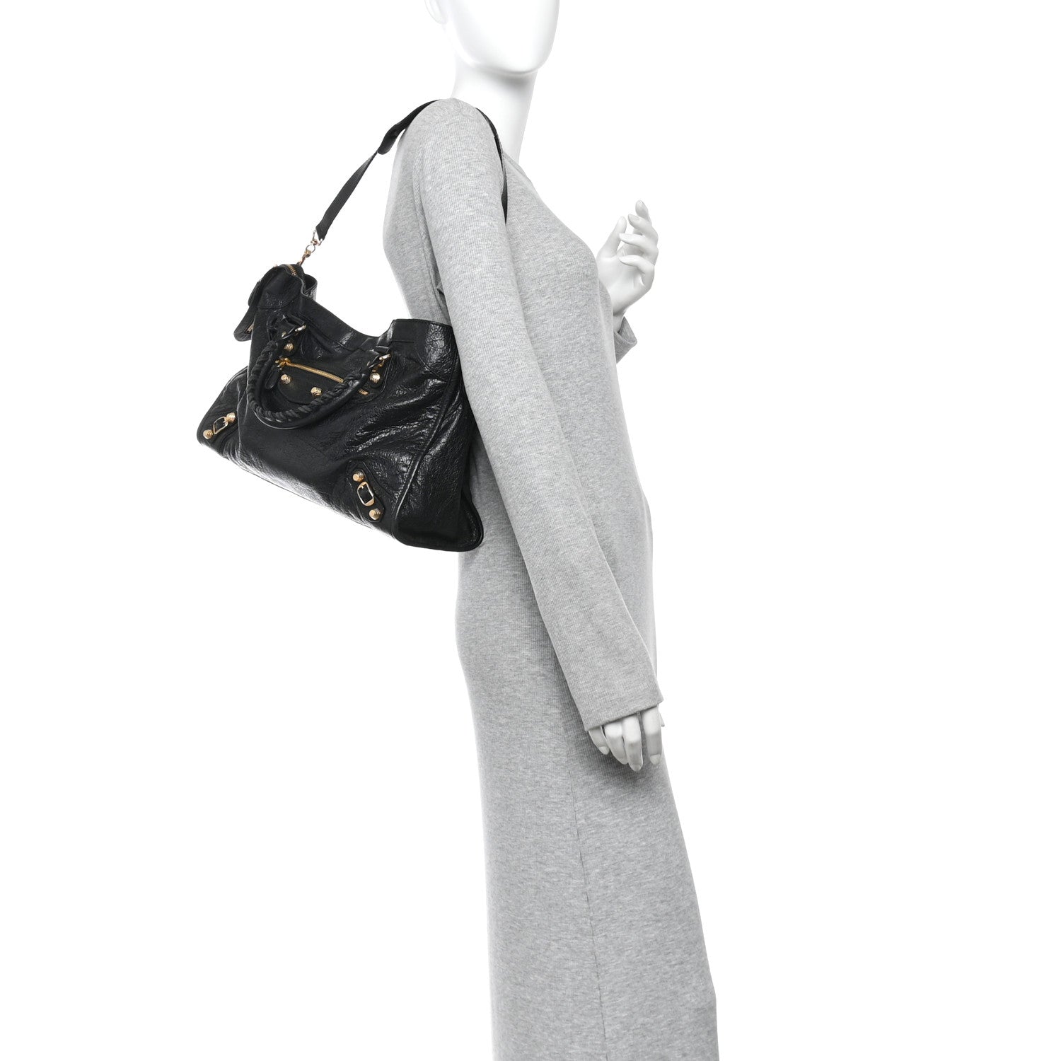 Balenciaga Agneau Giant 12 Gold Hardware City Black 2 of 10