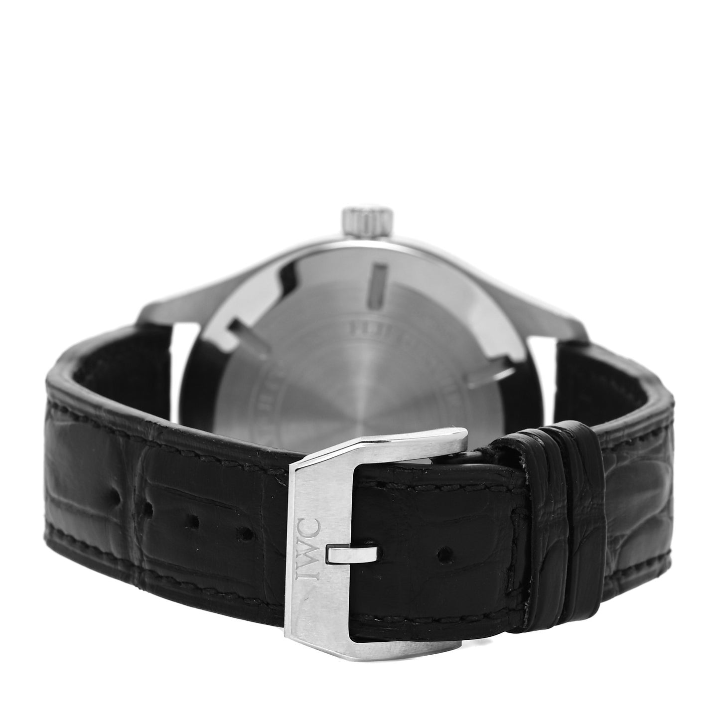 Stainless Steel Alligator 41mm Pilot Mark XVIII Automatic Watch Black IW326501