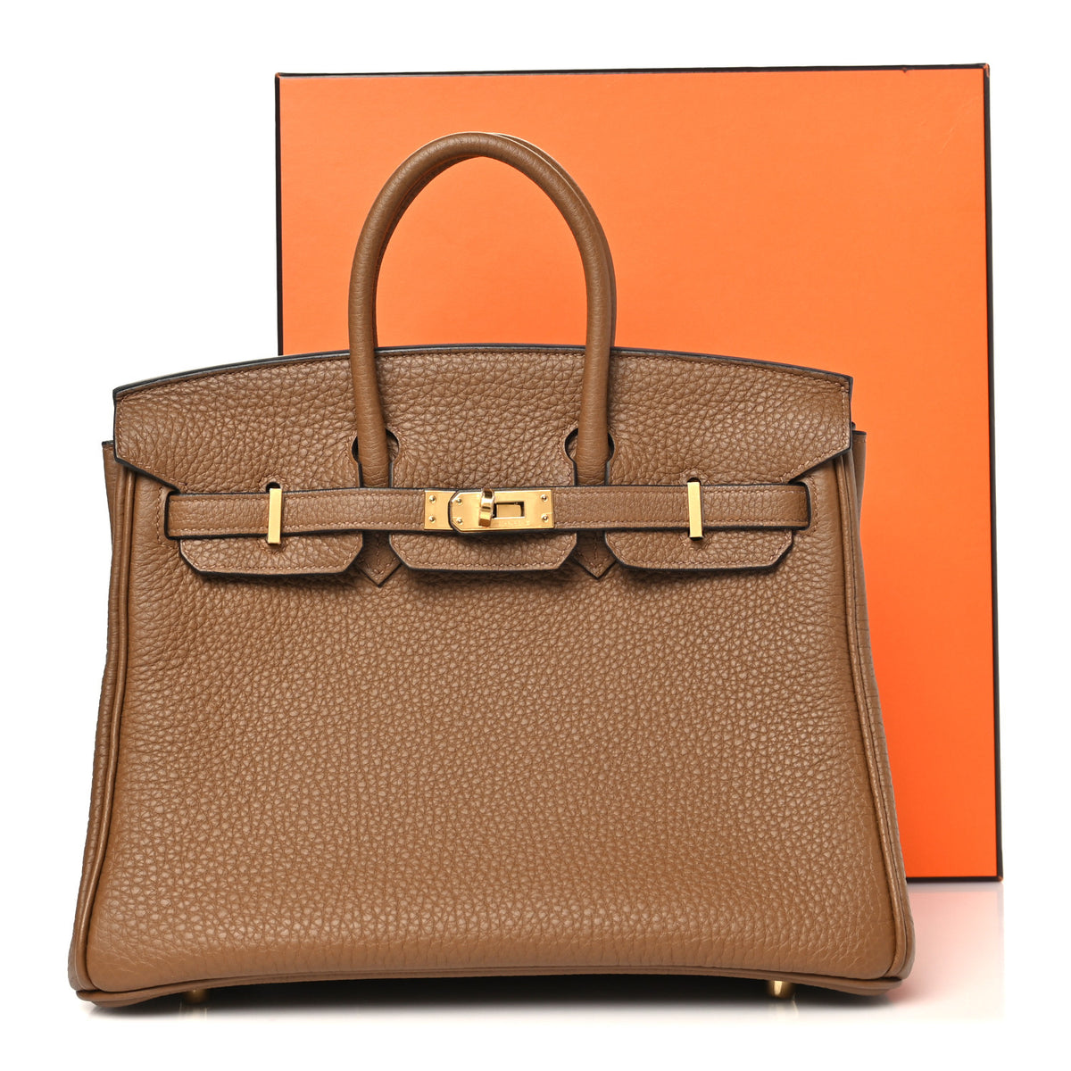 Hermes Togo Birkin 25 Alezan 11 of 11