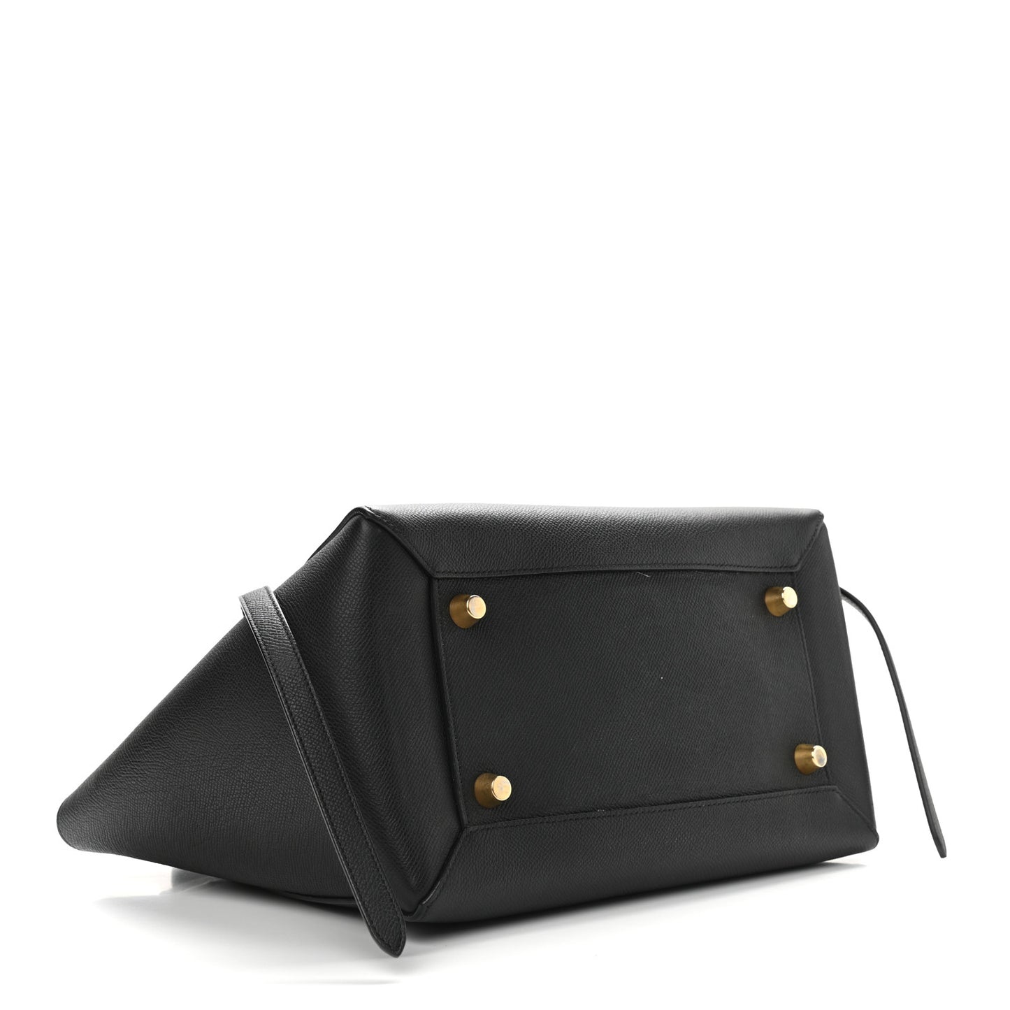 Grained Calfskin Mini Belt Bag Black