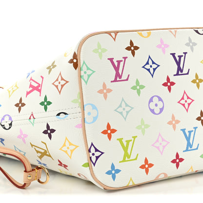 Louis Vuitton LV X TM Monogram Multicolor Neverfull MM White 9 of 10