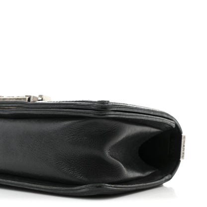 Chanel Calfskin Double Stitch Small Boy Flap Black 10 of 10