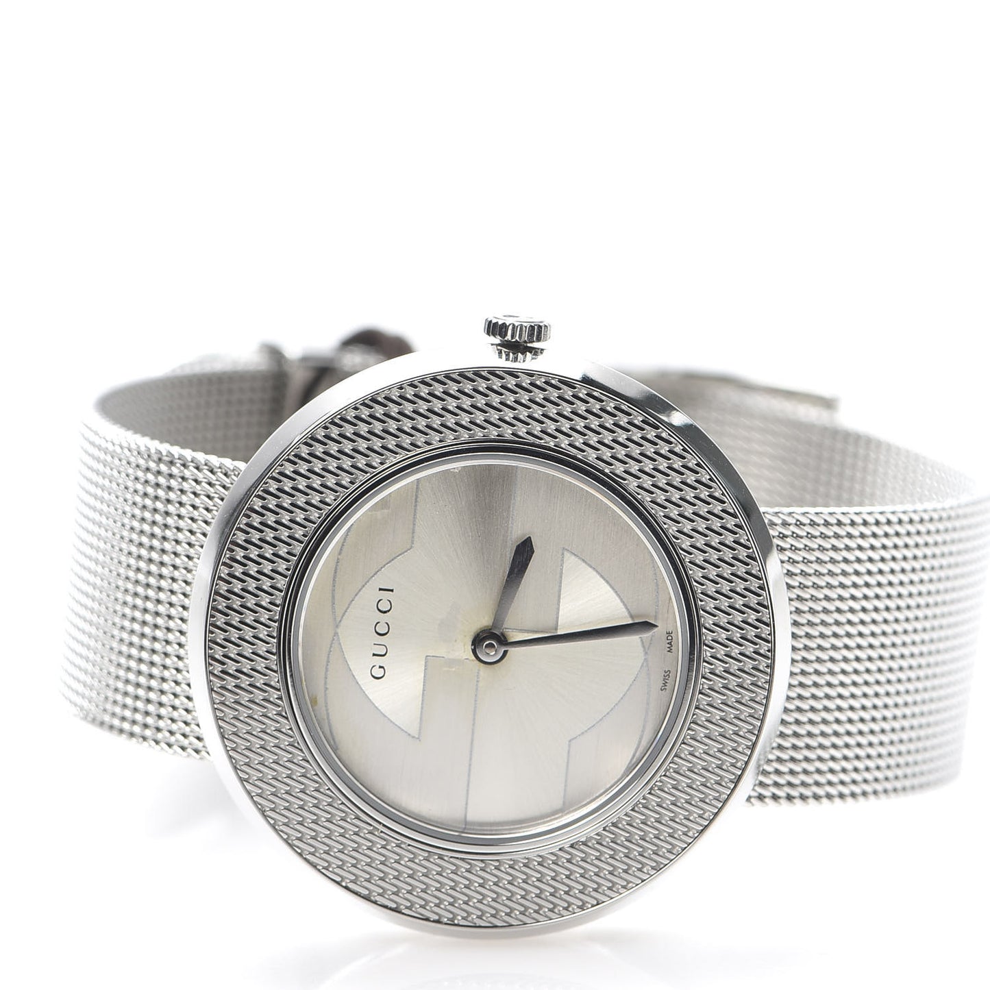 Stainless Steel 36mm U-Play Mesh Quartz Watch
