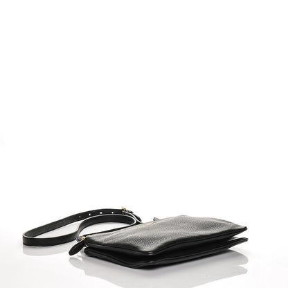Prada Vitello Phenix Double Zip Crossbody Bag Black 4 of 8