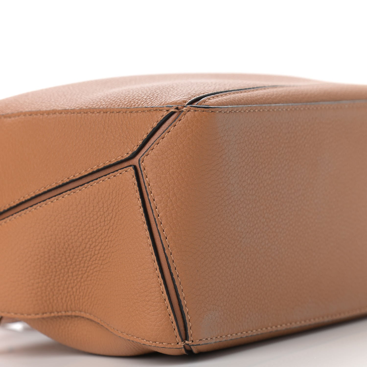 Loewe Calfskin Small Puzzle Bag Tan 8 of 10