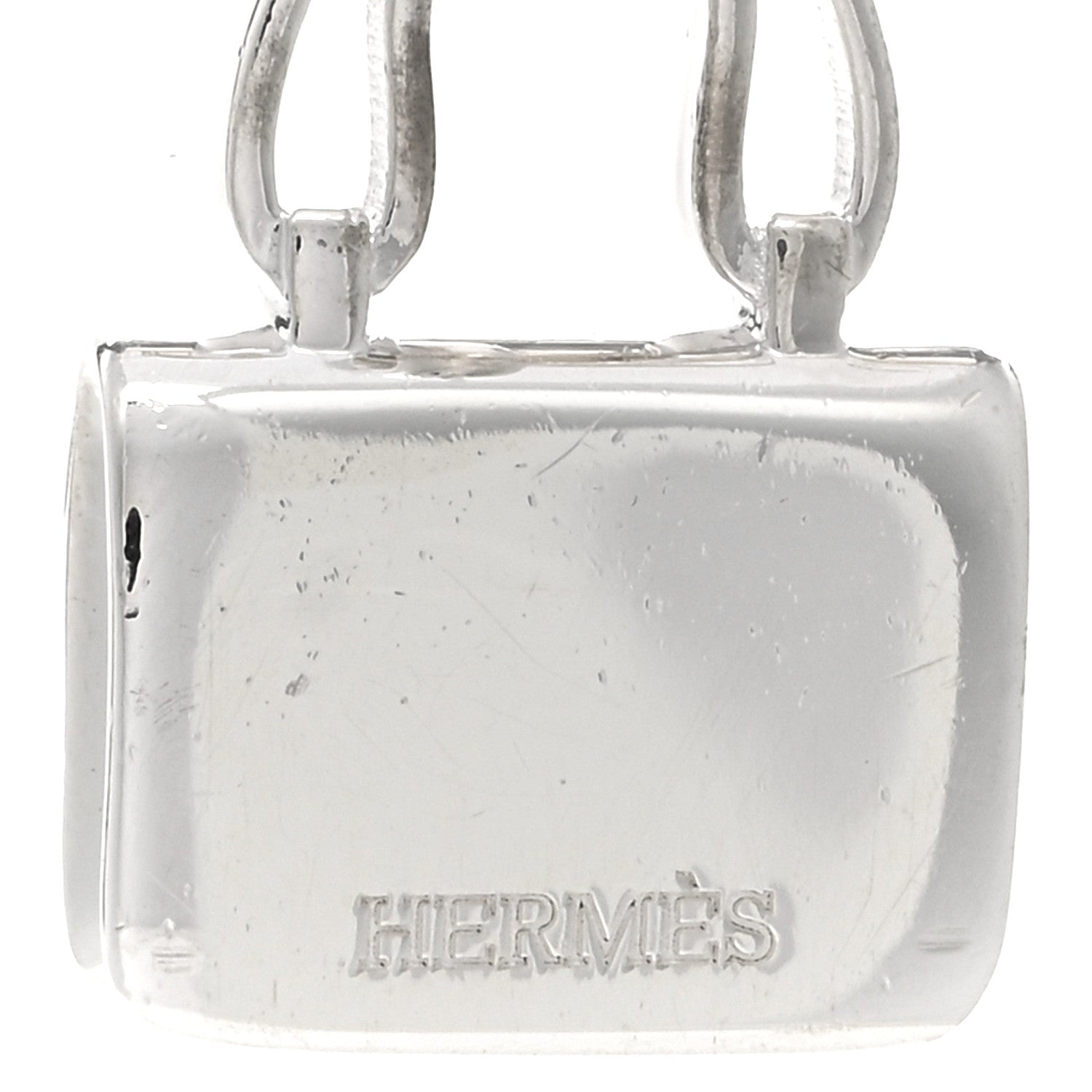 Hermes Sterling Silver Constance Amulettes Pendant Necklace 4 of 4