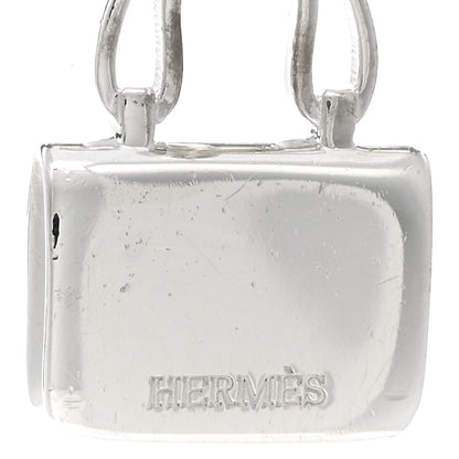 Hermes Sterling Silver Constance Amulettes Pendant Necklace 4 of 4