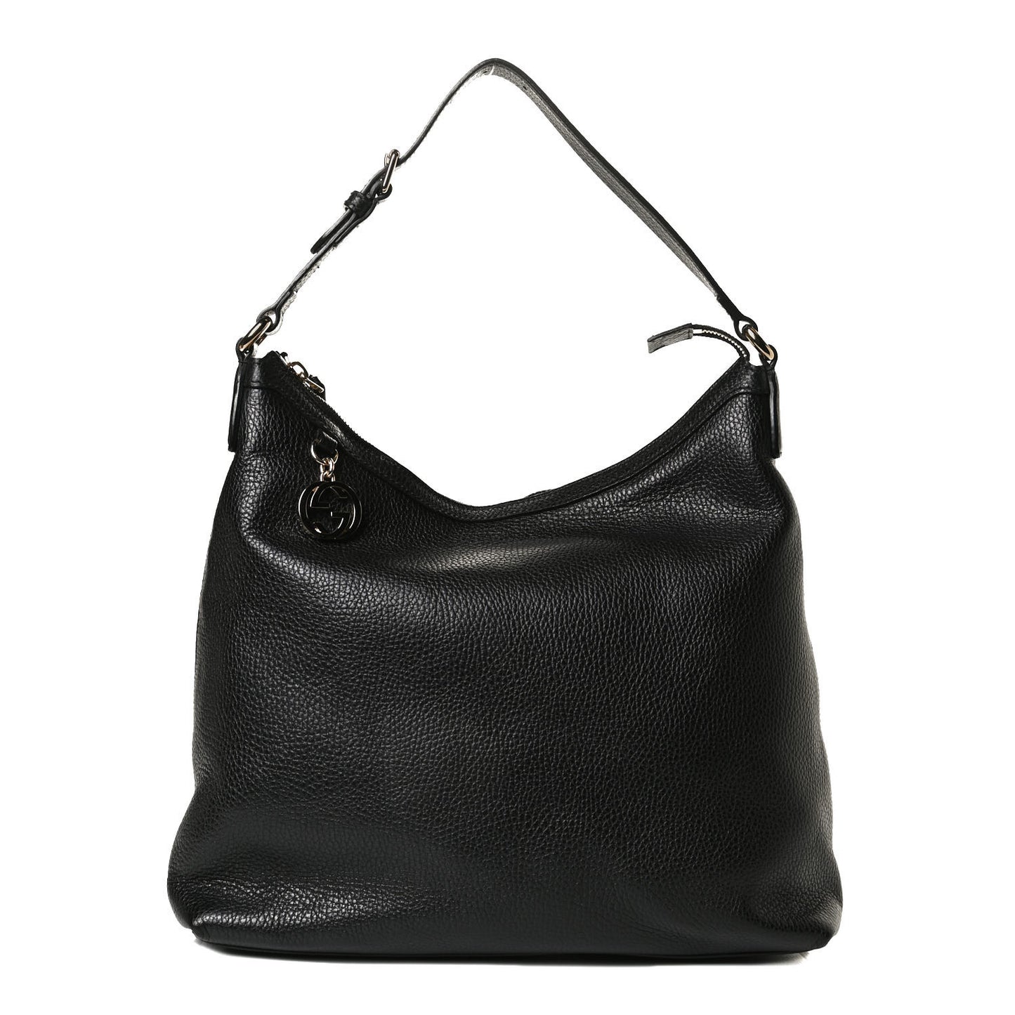 Dollar Calfskin GG Hobo Black