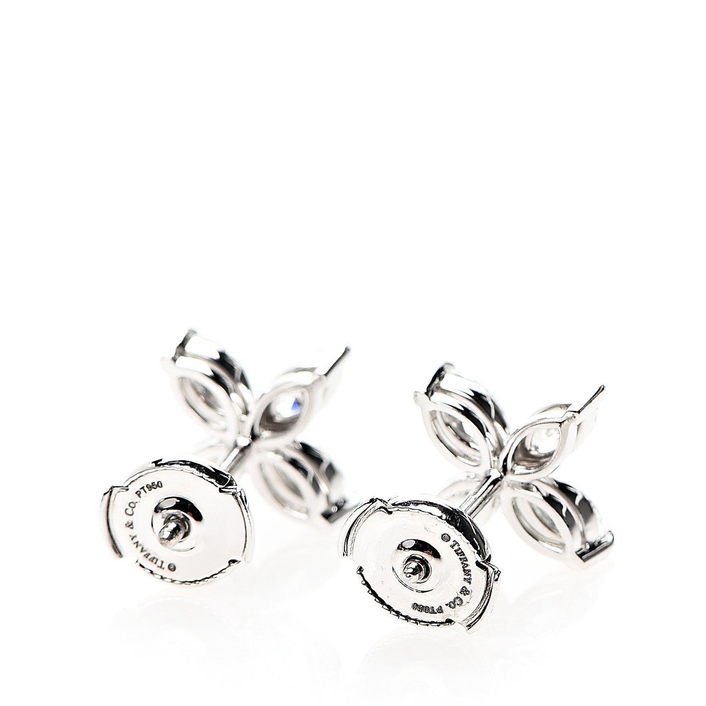 Platinum Diamond Large Victoria Earrings