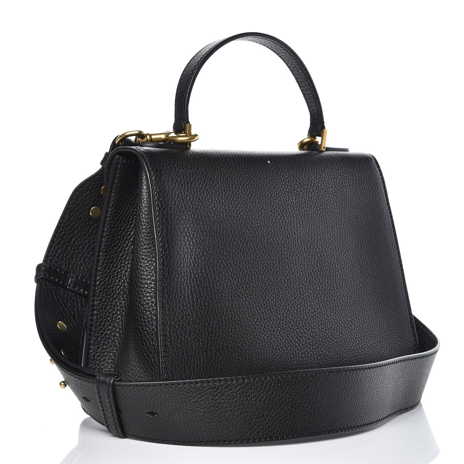 Christian Dior Calfskin Dioraddict Top Handle Black 3 of 9