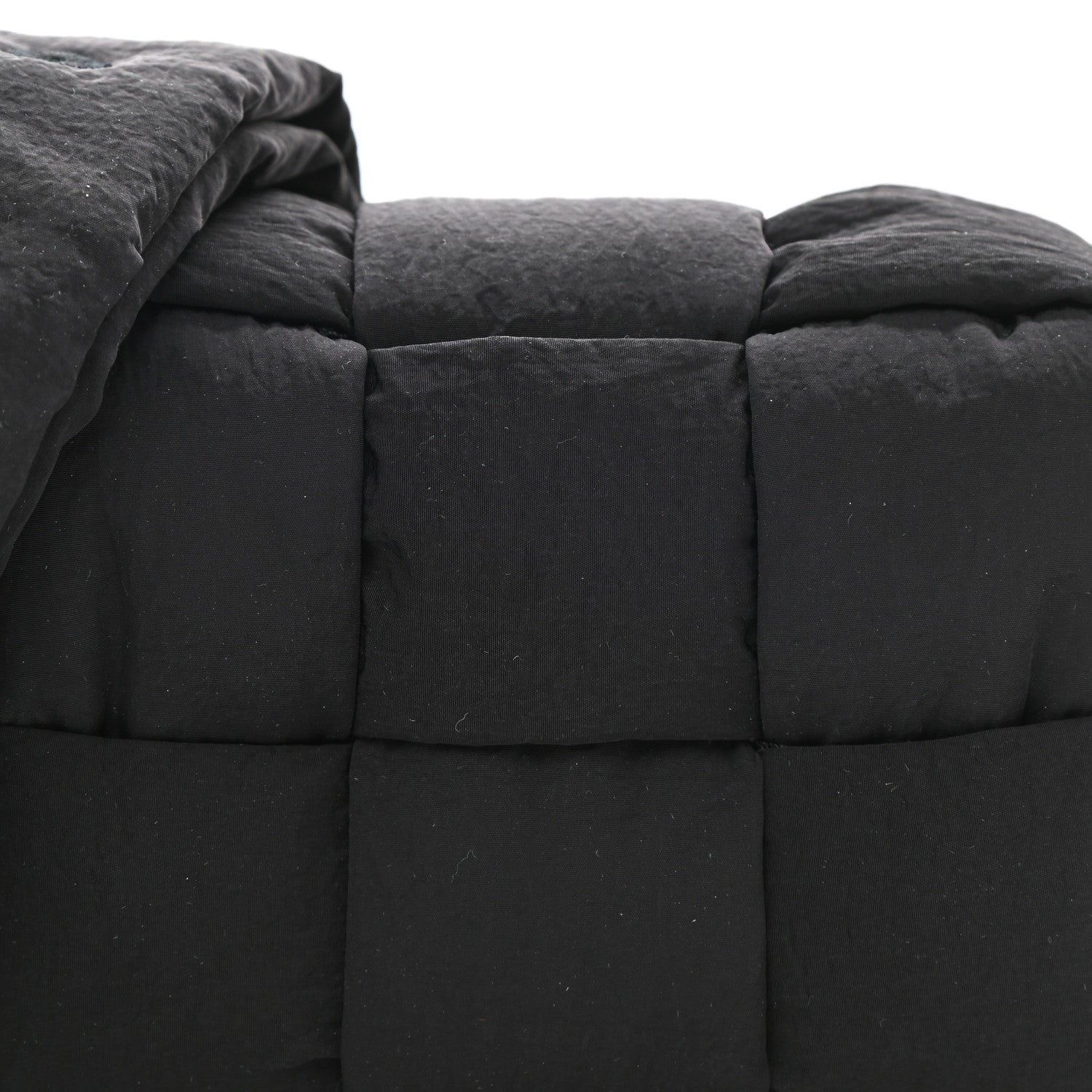 Bottega Veneta Nylon Intrecciato Mini Padded Tech Candy Cassette Bag Black 8 of 10