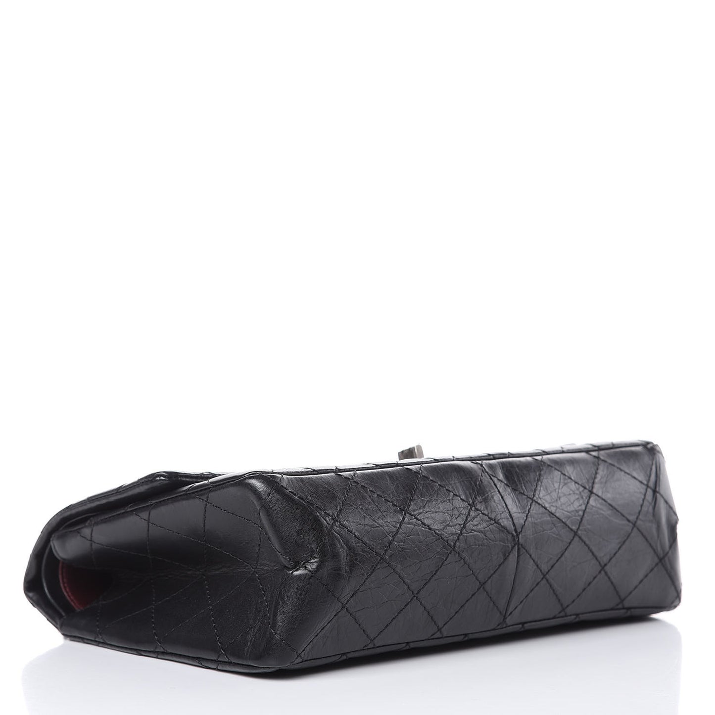 Aged Calfskin Quilted 2.55 Reissue 226 Flap Dark Grey