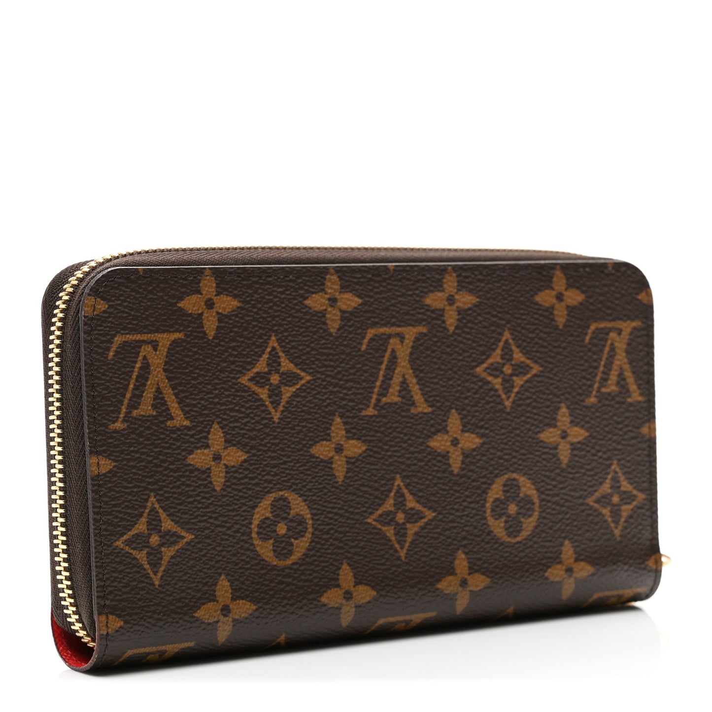 Monogram Zippy Wallet Coquelicot