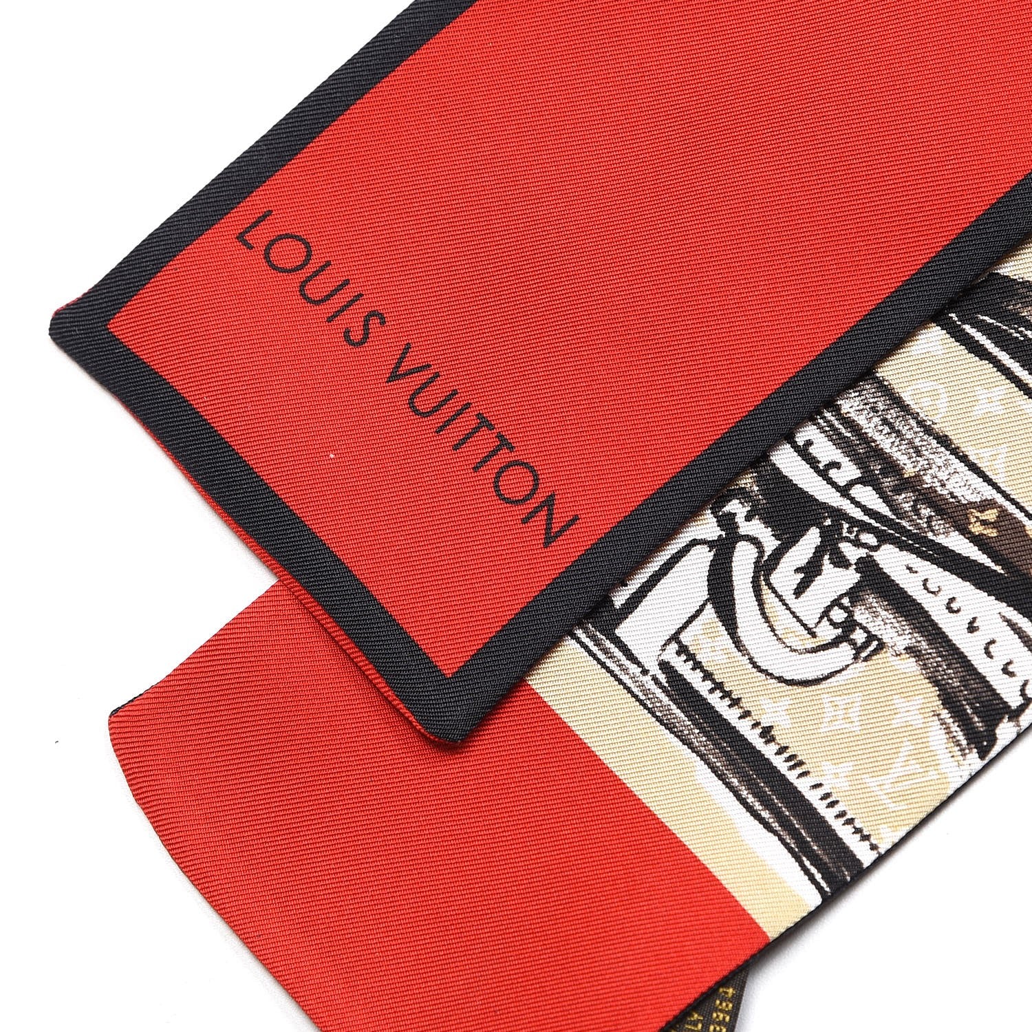 Louis Vuitton Silk Monogram Trunks Bandeau Brown 5 of 7