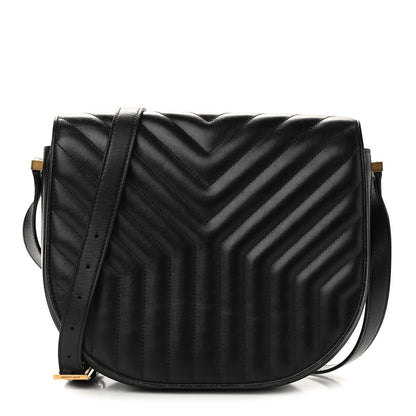 Saint Laurent Calfskin Quilted Y Joan Satchel Black 1 of 8