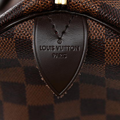 Louis Vuitton Damier Ebene Speedy 30 6 of 9