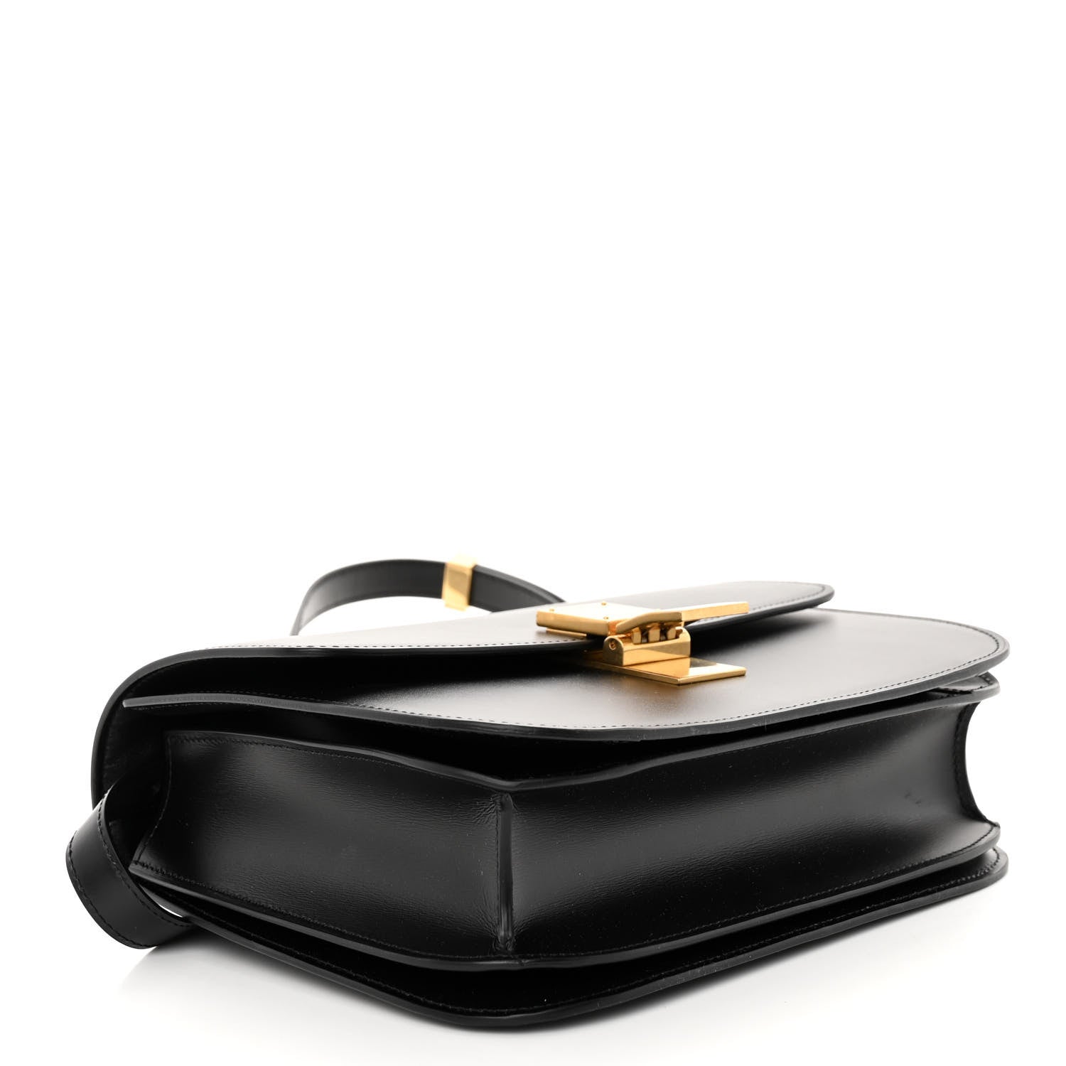 Celine Box Calfskin Medium Classic Box Flap Bag Black 4 of 10