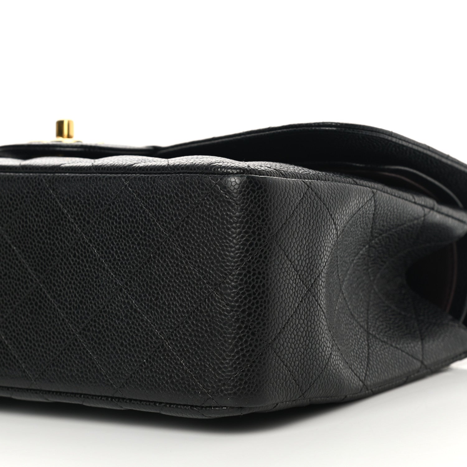 Chanel Caviar Quilted Jumbo Double Flap Black 10 of 11