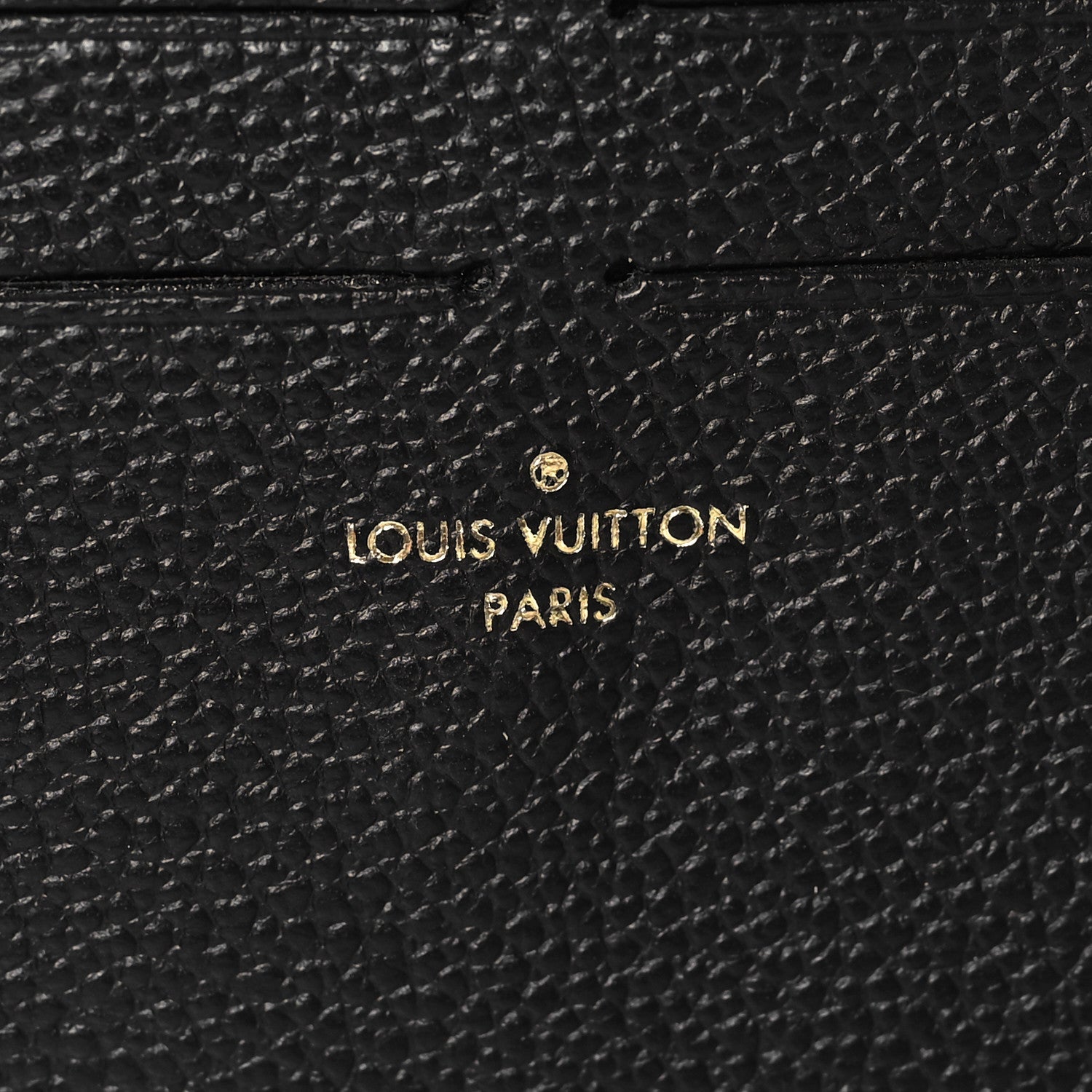 Louis Vuitton Calfskin Felicie Chain Wallet Card Holder Insert Black 6 of 6