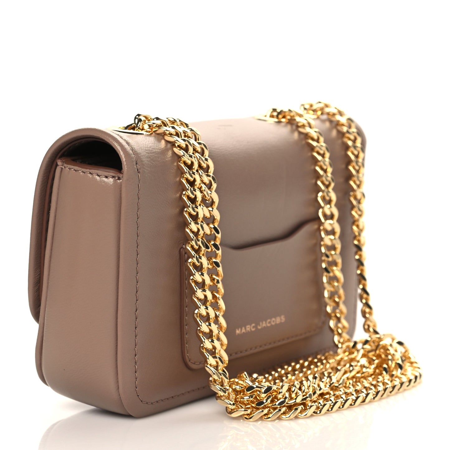 Lambskin Mini The Glam Shot Bag Dusty Beige