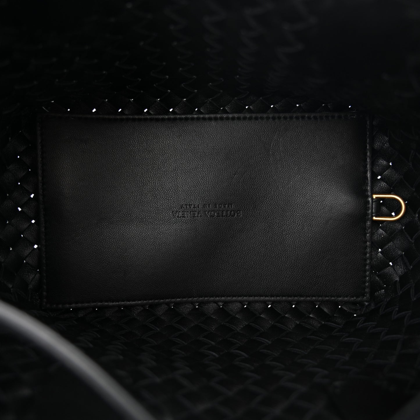 Nappa Intrecciato Mini Cabat Black