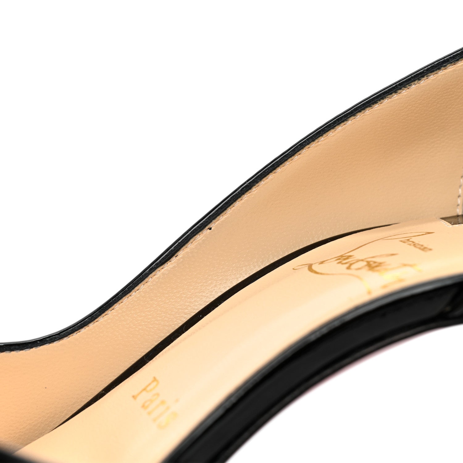 Christian Louboutin Patent Iriza 100 Pumps 37 Black 8 of 14