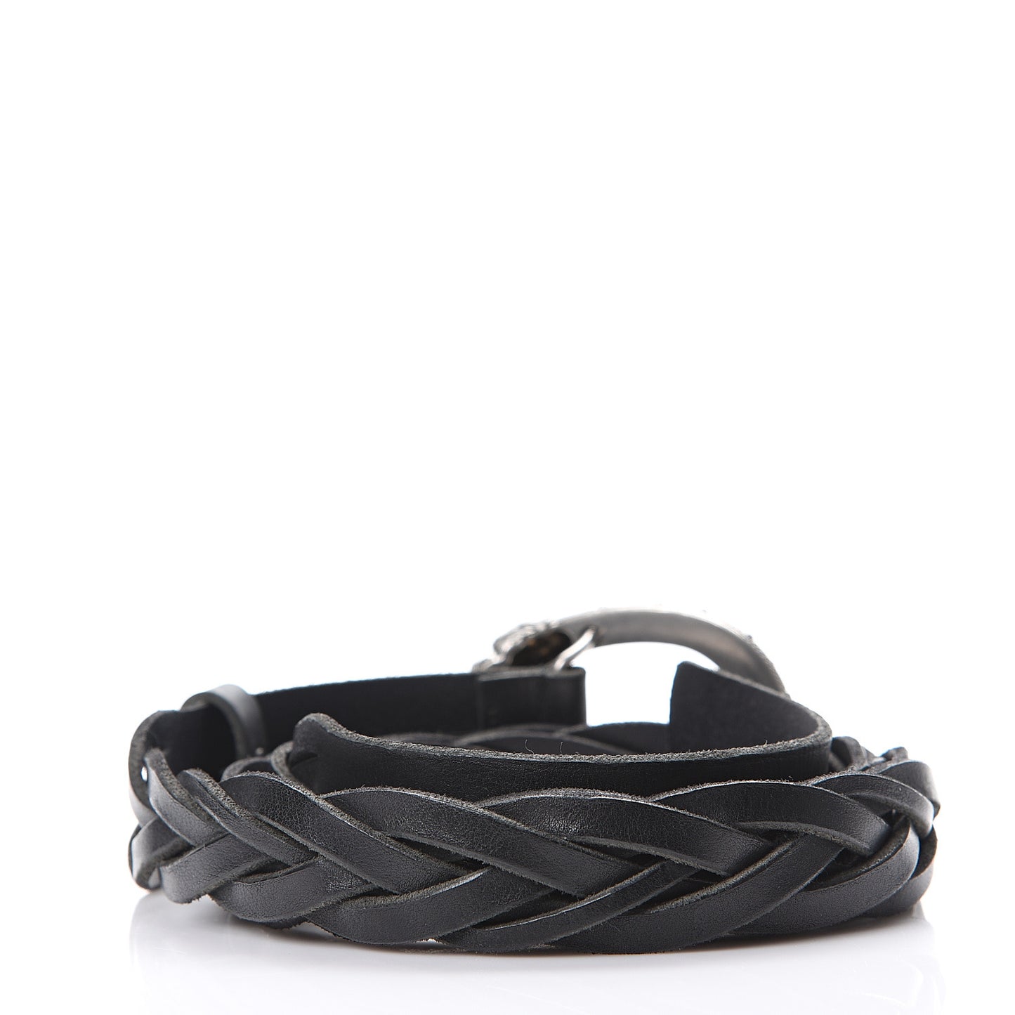 Calfskin Braided Dionysus Belt 120 48 Black