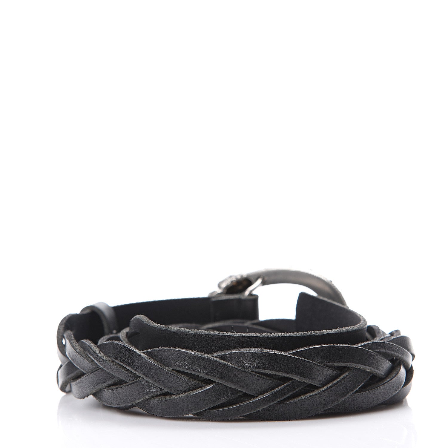 Gucci Calfskin Braided Dionysus Belt 120 48 Black 2 of 4