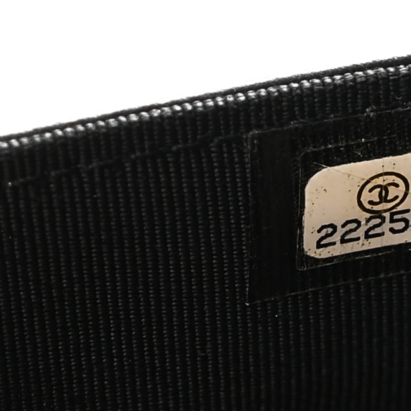Aged Calfskin Lucky Charms Casino 2.55 Reissue Wallet on Chain WOC Black