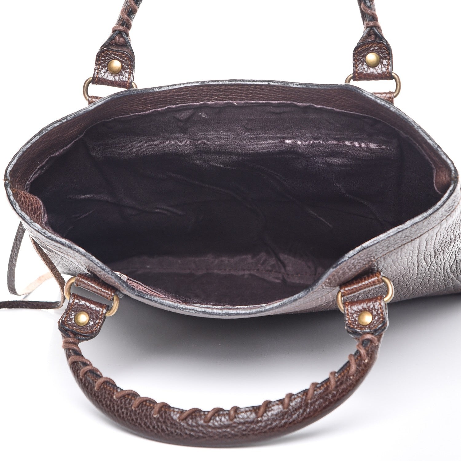 Balenciaga Caribou Le Dix Tote Chocolate 5 of 11