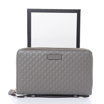 Gucci Soft Microguccissima Zip Around Top Handle Travel Wallet Loess 12 of 12