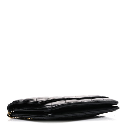 Chanel Lambskin Quilted Wallet On Chain WOC Black 4 of 13
