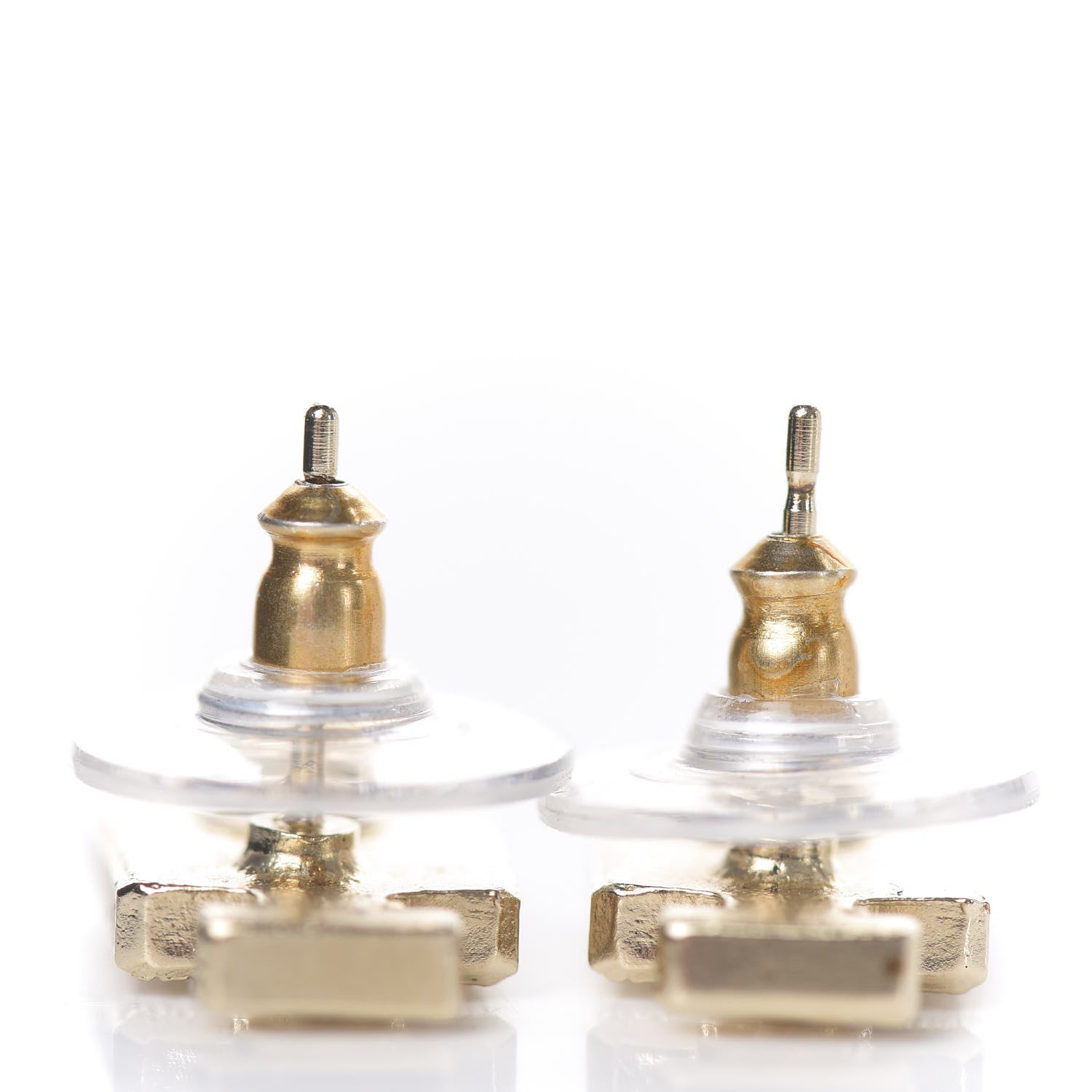 Chanel Coco No 5 Perfume Bottle Earrings Gold 3 of 4