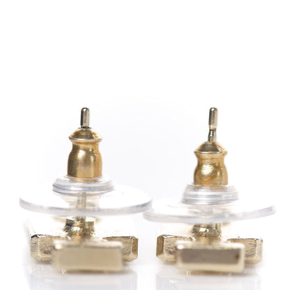 Chanel Coco No 5 Perfume Bottle Earrings Gold 3 of 4