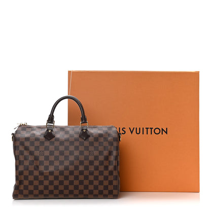 Louis Vuitton Damier Ebene Speedy Bandouliere 35 18 of 18
