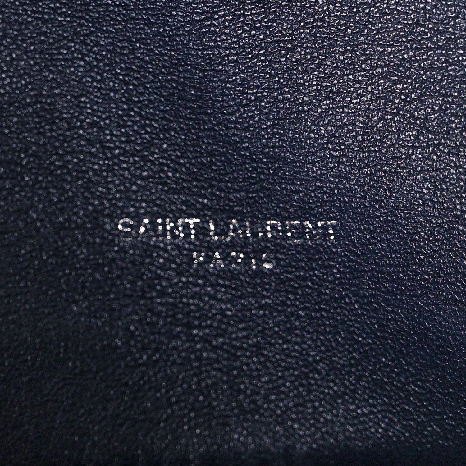 Saint Laurent Lambskin Quilted Medium Loulou Puffer Monogram Chain Satchel Navy 7 of 9
