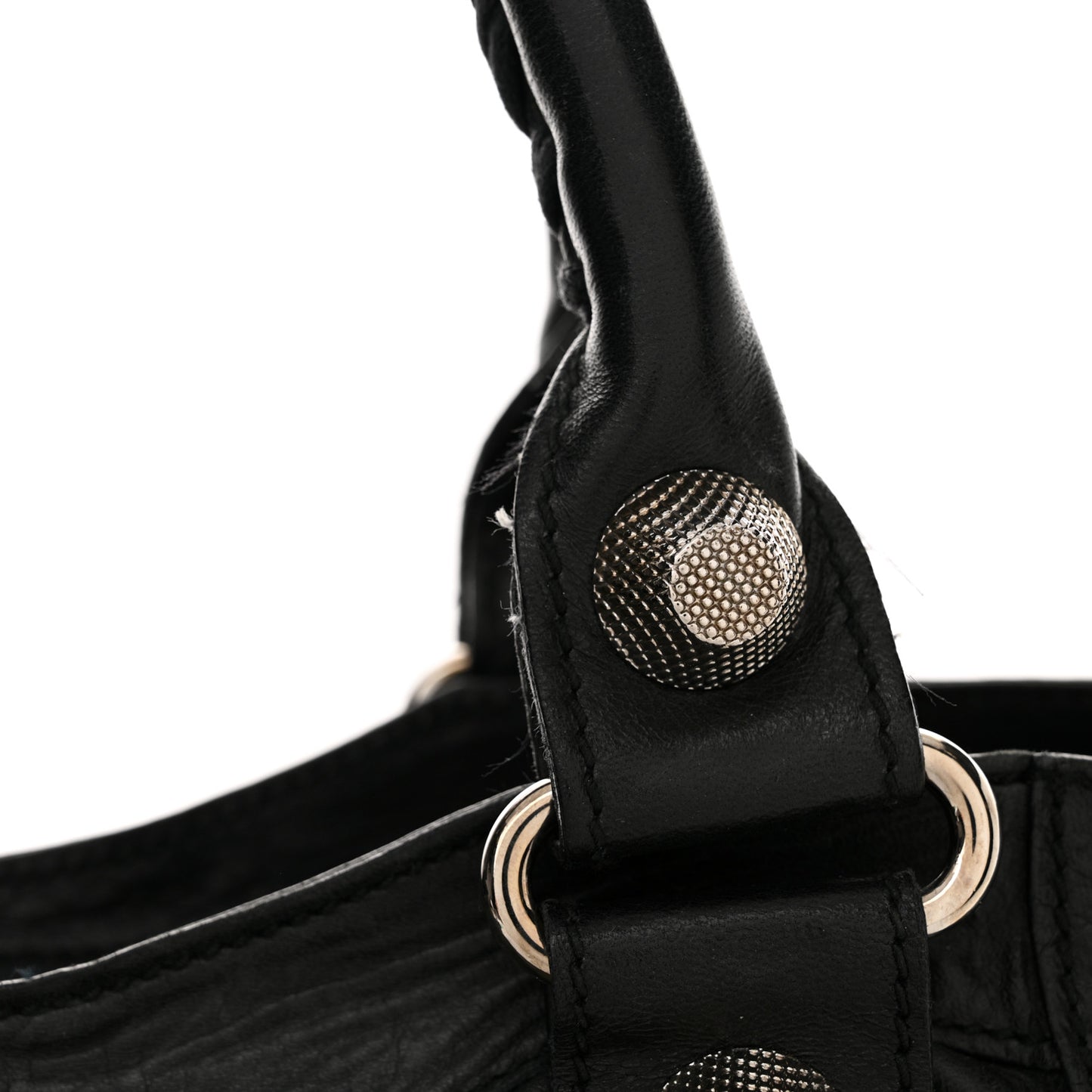 Agneau Giant 21 Silver Hardware Part Time Black