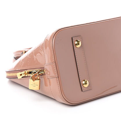 Louis Vuitton Vernis Alma PM Rose Velours 7 of 9