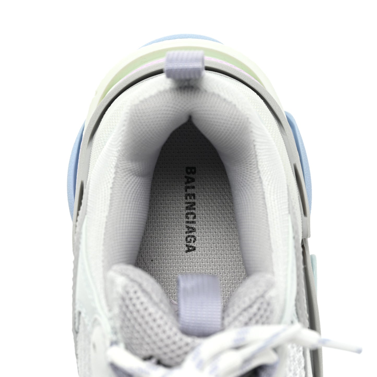 Fabric Mesh Womens Triple S Sneakers 37 Pastel