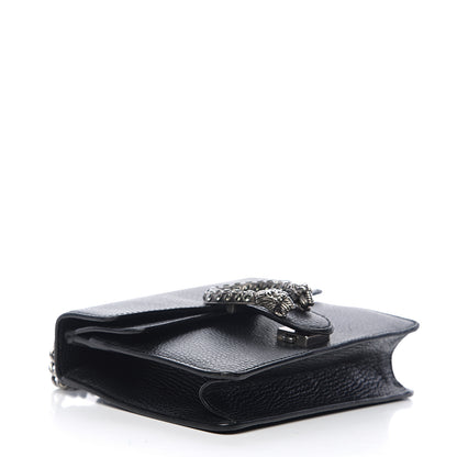 Gucci Calfskin Mini Dionysus Shoulder Bag Black 3 of 11