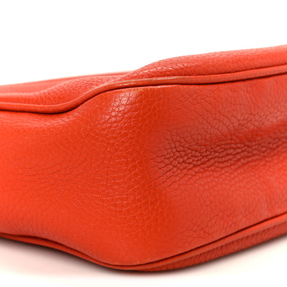 Gucci Pebbled Calfskin Small Soho Disco Bag Sun Orange 10 of 15