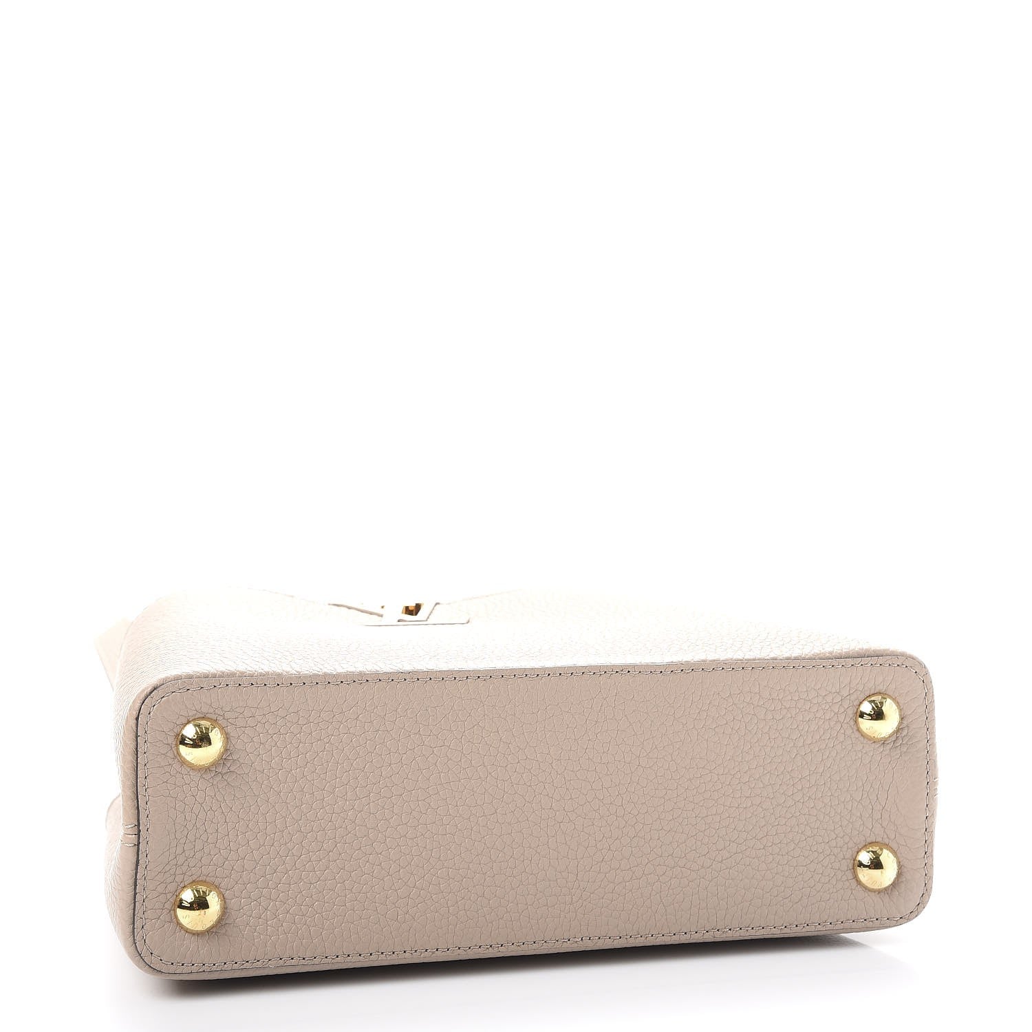 Louis Vuitton Taurillon Capucines BB Galet 5 of 9