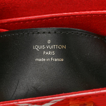 Louis Vuitton Epi Malletage Twist Shoulder Bag PM Rouge 6 of 13