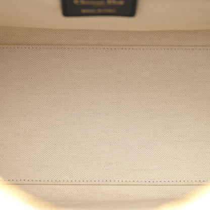 Christian Dior Perforated Calfskin Medium Dior Vibe Classic Bowling Bag White 5 of 12