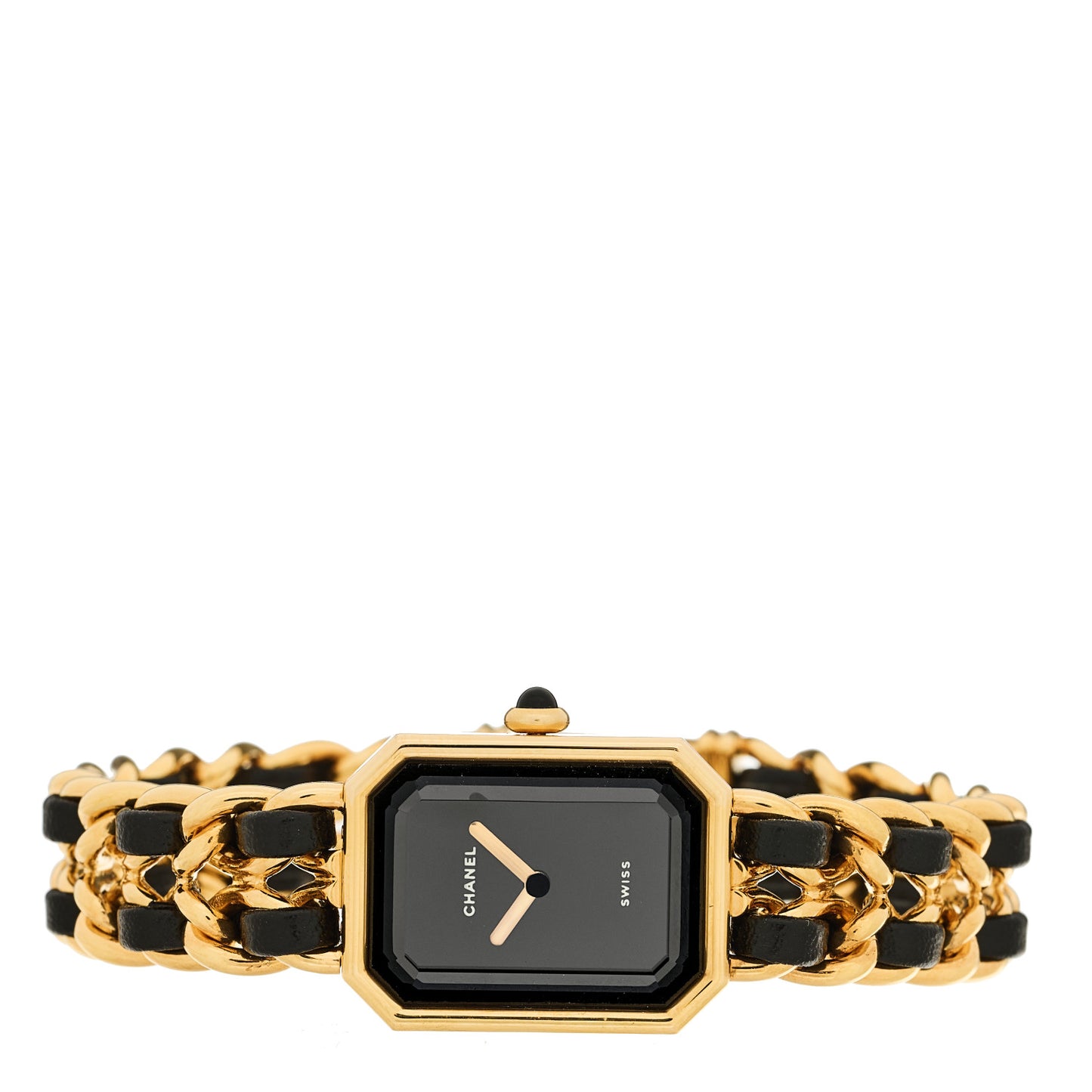 Stainless Steel Lambskin 20mm Chain Premiere Quartz Watch Gold L