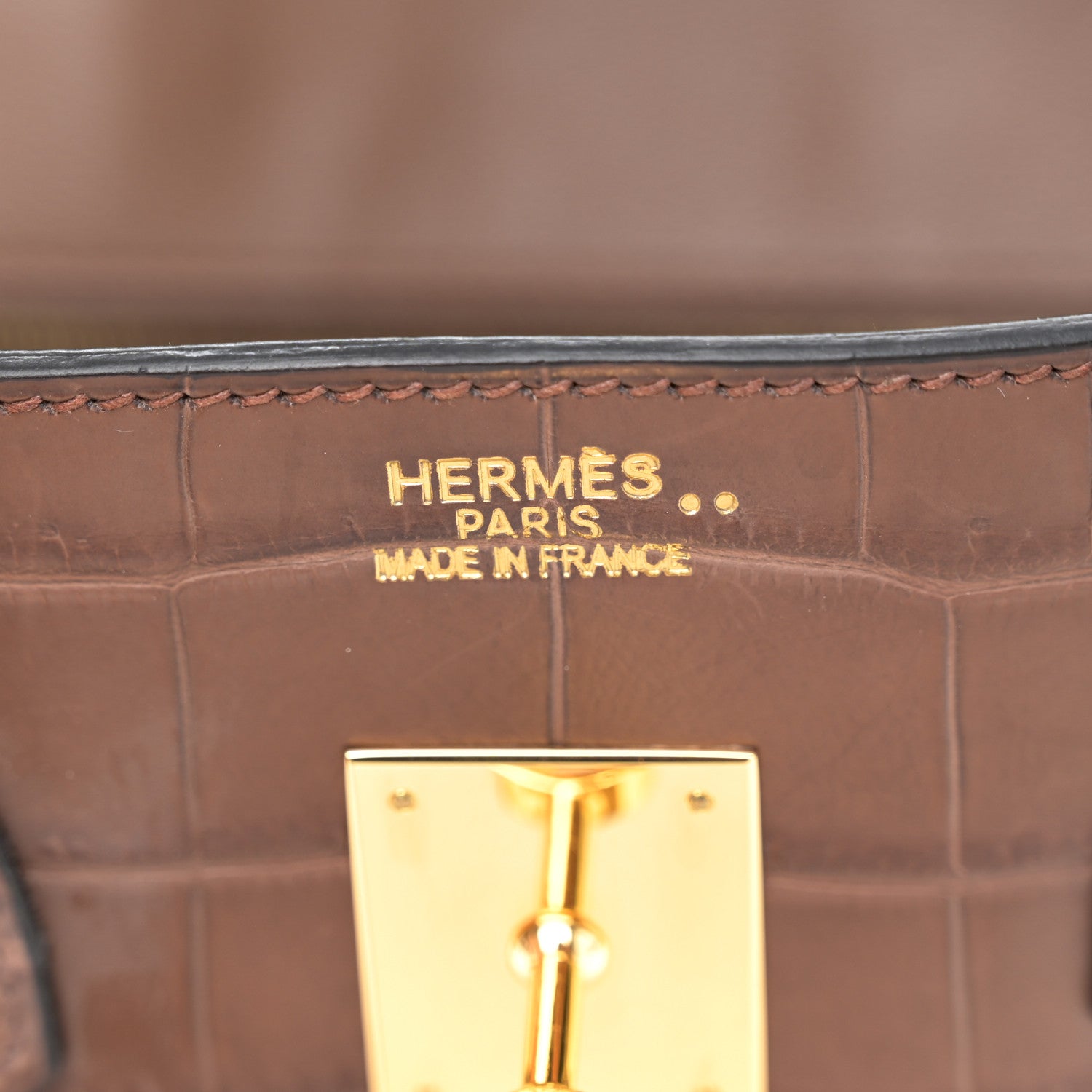 Hermes Matte Niloticus Crocodile Birkin 35 Alezan 6 of 13