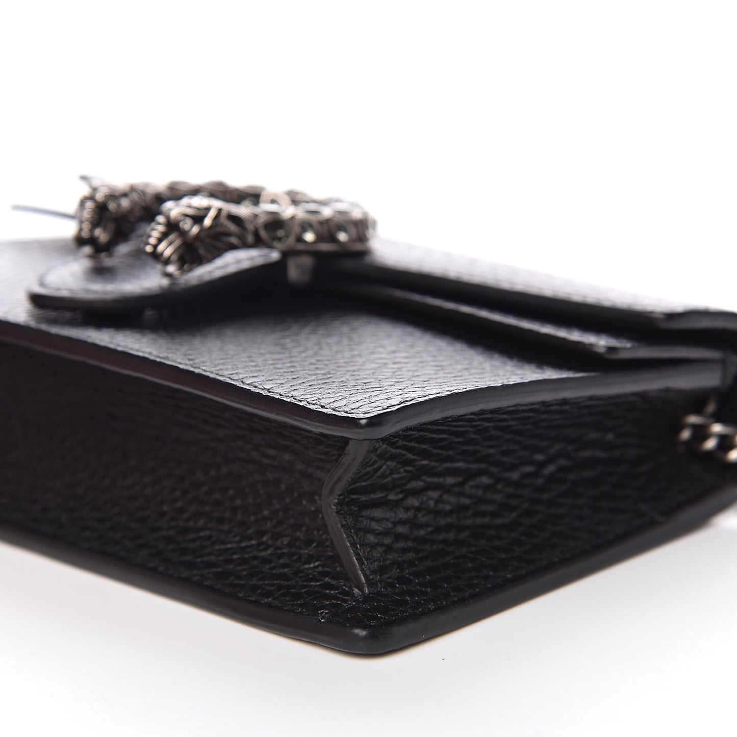 Calfskin Super Mini Dionysus Shoulder Bag Black