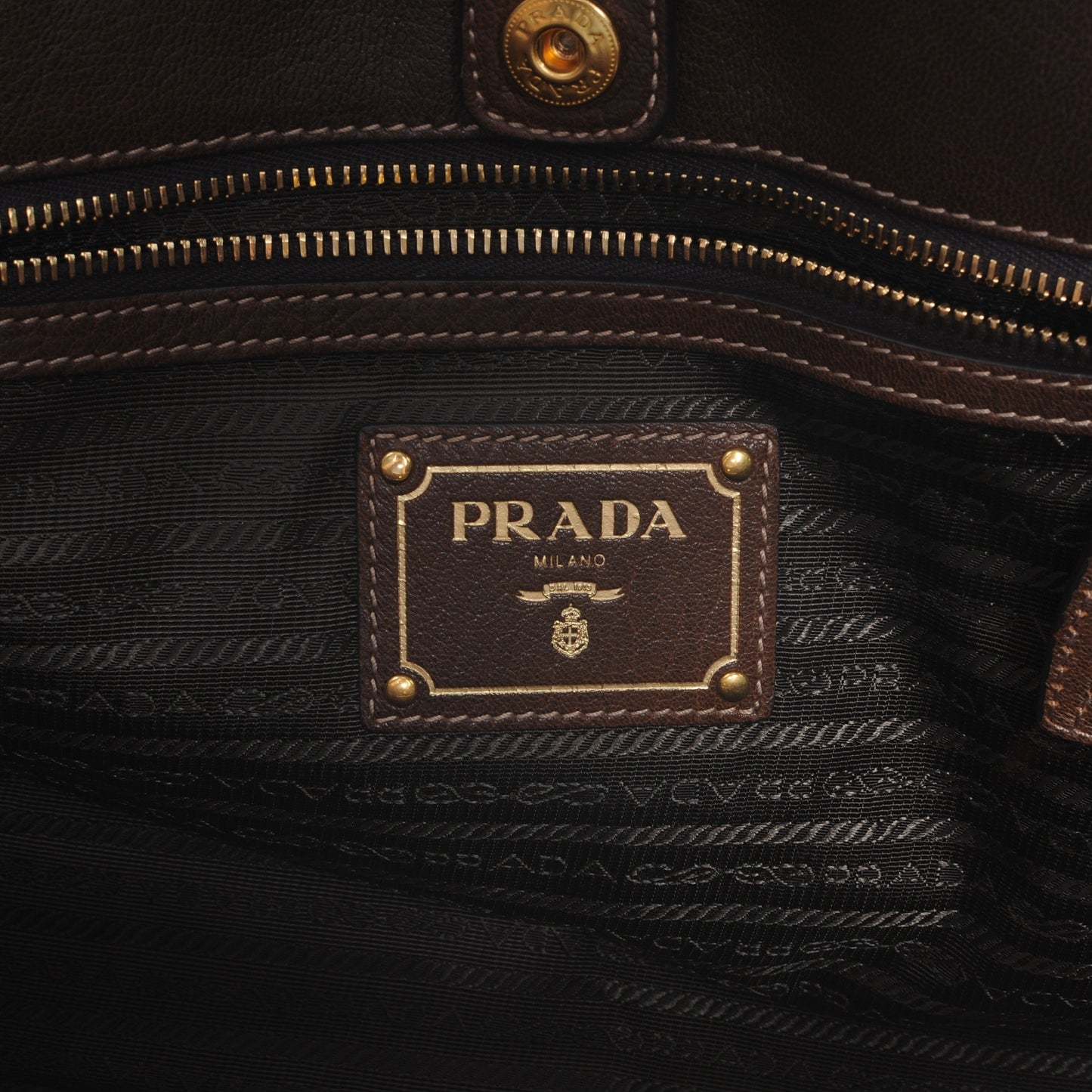 Cervo Deerskin Executive Tote Bruciato